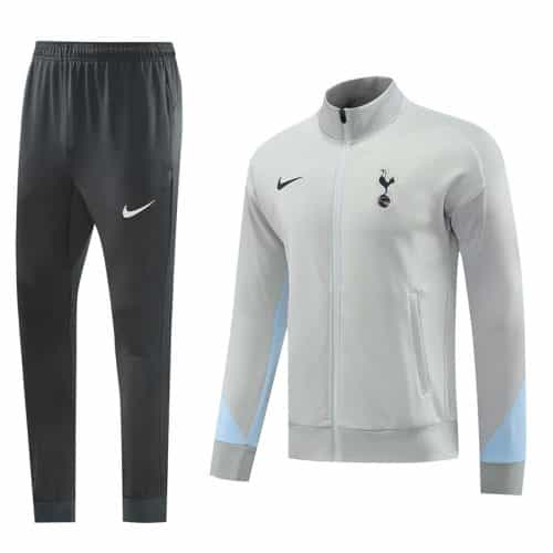 2024-2025 Tottenham Hotspur Jacket + Pants Training Suit Gray