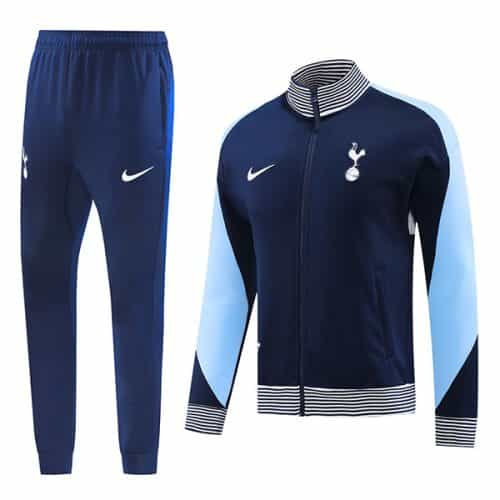 2024-2025 Tottenham Hotspur Jacket + Pants Training Suit Royal Blue