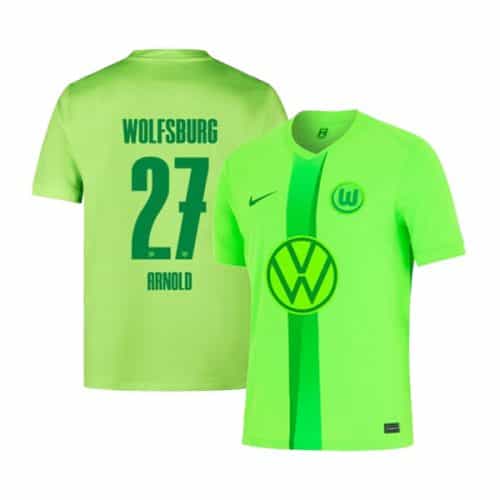 2024-2025 Wolfsburg Arnold #27 Home Soccer Jersey