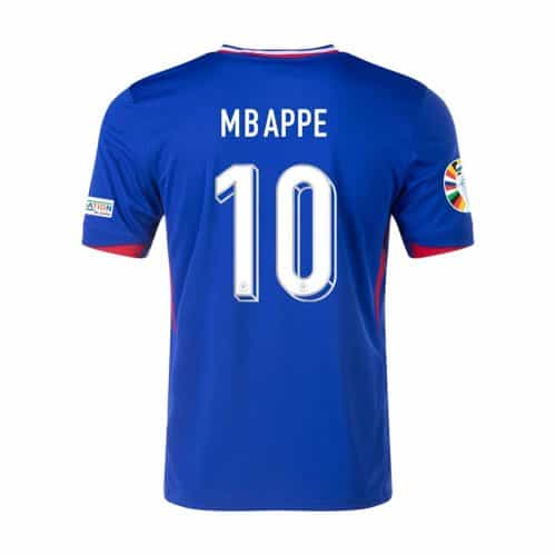 2024 France Mbappe #10 Euro Home Soccer Jersey