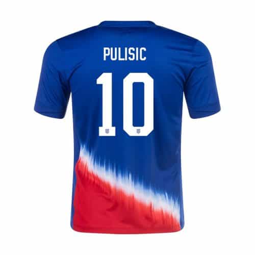 2024 Usa Pulisic #10 Copa America Away Soccer Jersey