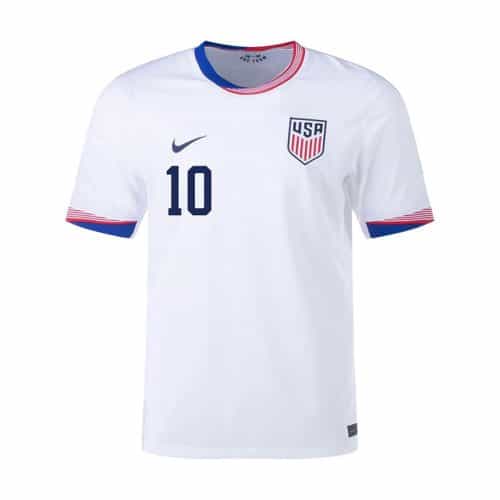 2024 Usa Pulisic #10 Copa America Home Soccer Jersey