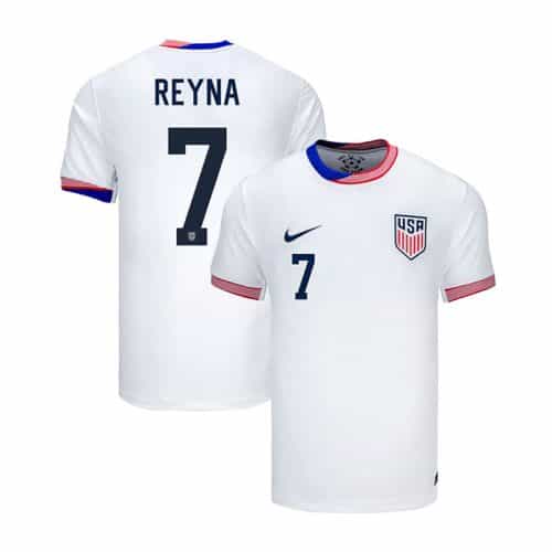 2024 Usa Reyna #7 Copa America Home Soccer Jersey