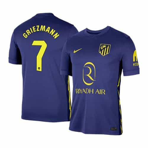 2025-2026 Atletico Madrid Griezmann #7 Away Soccer Jersey