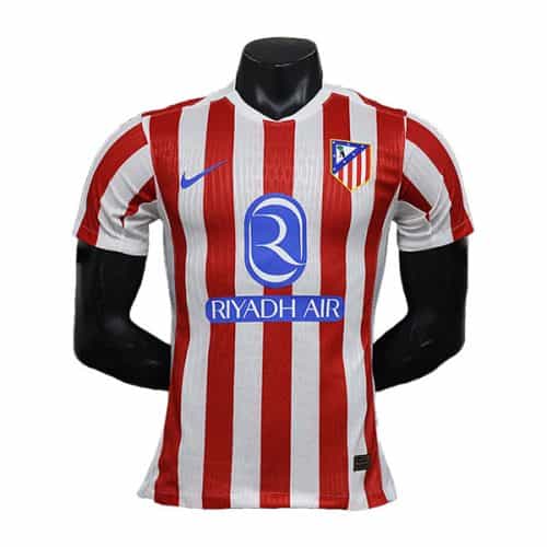 2025-2026 Atletico Madrid Home Player Version Soccer Jersey