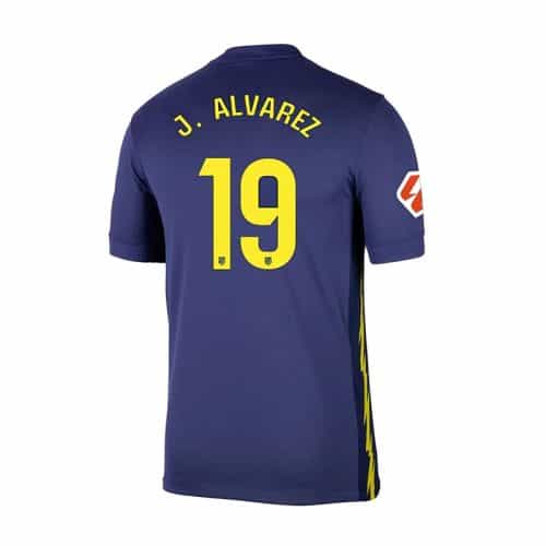 2025-2026 Atletico Madrid J.Alvarez #19 Away Soccer Jersey