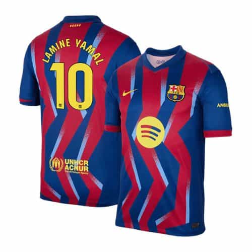 2025-2026 Barcelona Lamine Yamal #10 Fourth Soccer Jersey