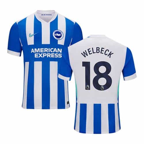 2025-2026 Brighton & Hove Albion Welbeck #18 Home Soccer Jersey