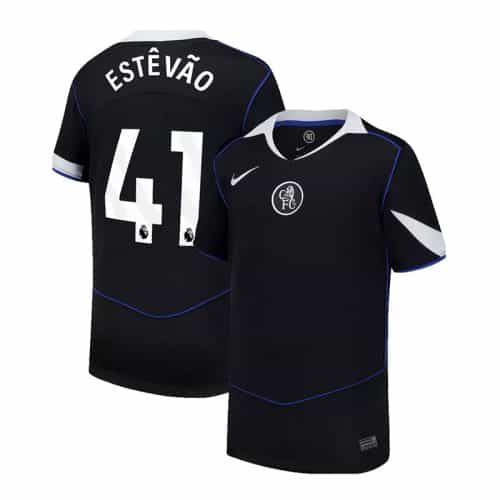 2025-2026 Chelsea Estevao #41 Third Soccer Jersey