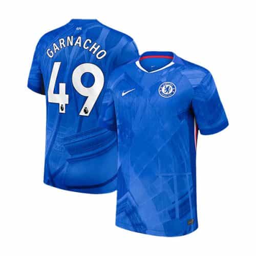 2025-2026 Chelsea Garnacho #49 Home Soccer Jersey