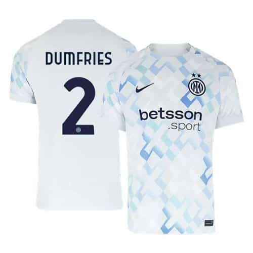 2025-2026 Inter Milan Dumfries #2 Away Soccer Jersey