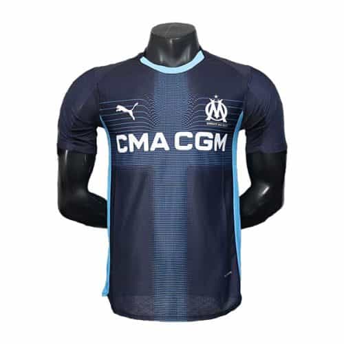 2025-2026 Marseille Away Player Version Soccer Jersey