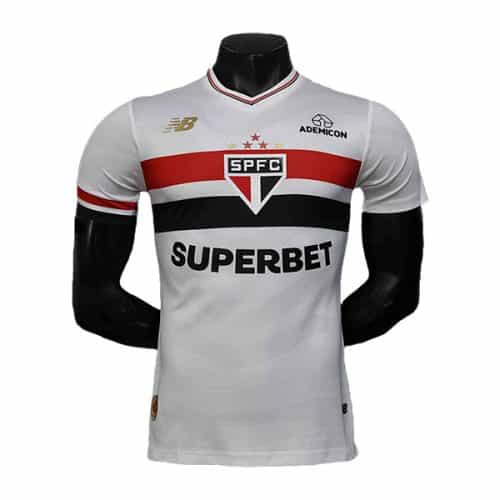 2025-2026 Sao Paulo Home Player Version Soccer Jersey