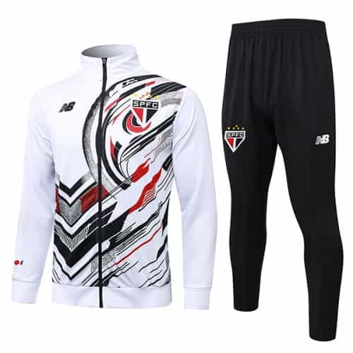 2025-2026 Sao Paulo Jacket + Pants Training Suit White