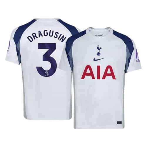 2025-2026 Tottenham Hotspur Dragusin #3 Home Soccer Jersey