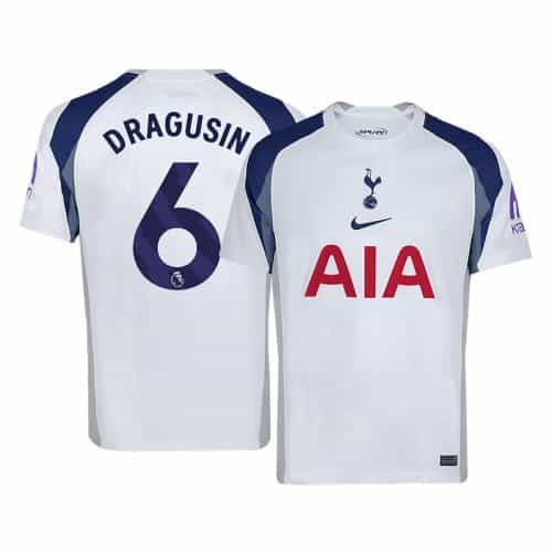2025-2026 Tottenham Hotspur Dragusin #6 Home Soccer Jersey