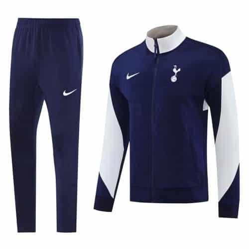 2025-2026 Tottenham Hotspur Jacket + Pants Training Suit Royal Blue