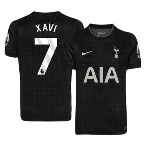 2025-2026 Tottenham Hotspur Xavi #7 Away Soccer Jersey