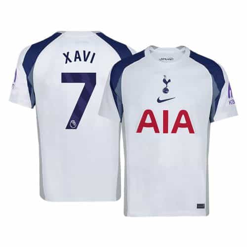 2025-2026 Tottenham Hotspur Xavi #7 Home Soccer Jersey
