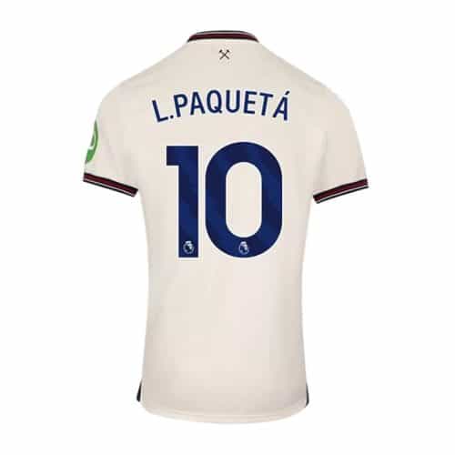 2025-2026 West Ham United L.Paqueta #10 Away Soccer Jersey