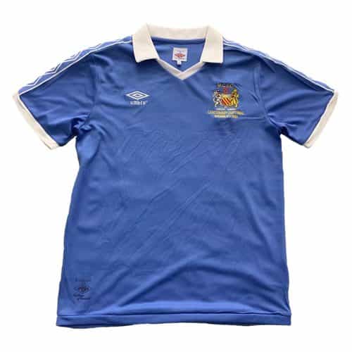 Retro 1981-1982 Manchester City Home Soccer Jersey