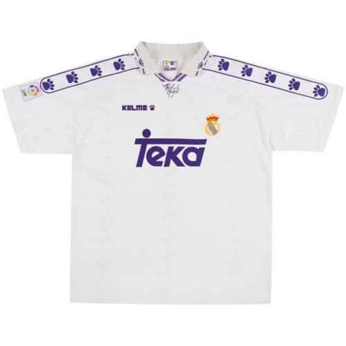 Retro 1996-1997 Real Madrid Home Soccer Jersey