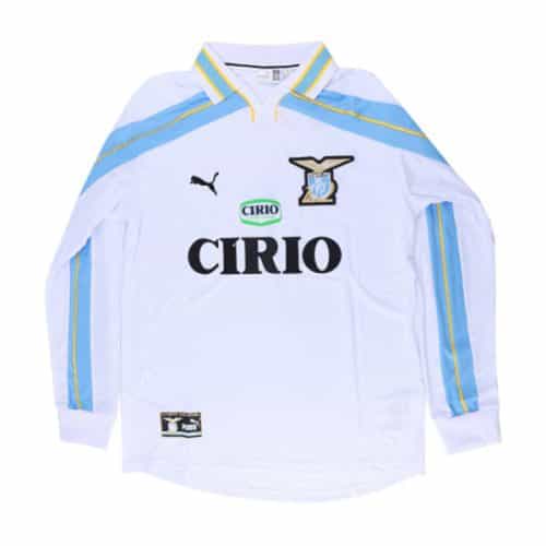 Retro 1999-2000 Lazio Away Long Sleeve Soccer Jersey