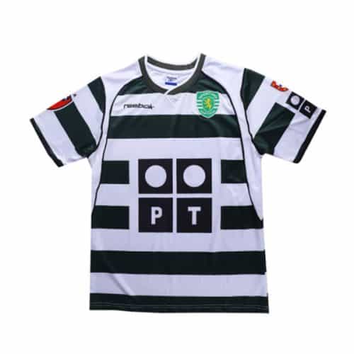 Retro 2001-2003 Sporting Lisbon Home Soccer Jersey