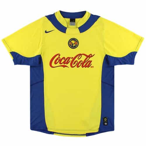 Retro 2004-2005 Club America Home Soccer Jersey