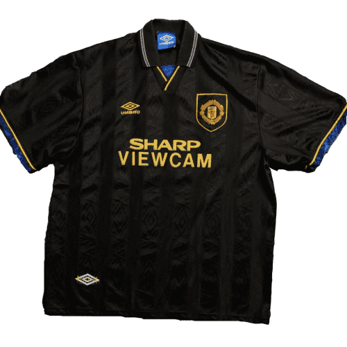Retro 1992-1994 Manchester United Away Soccer Jersey Shirt