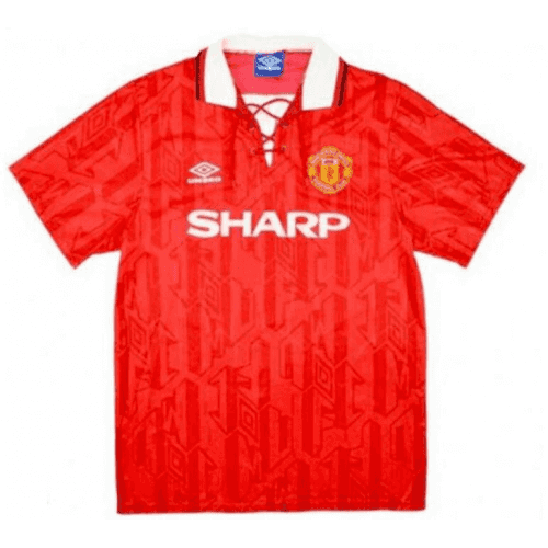 Retro 1992-1994 Manchester United Home Soccer Jersey Shirt