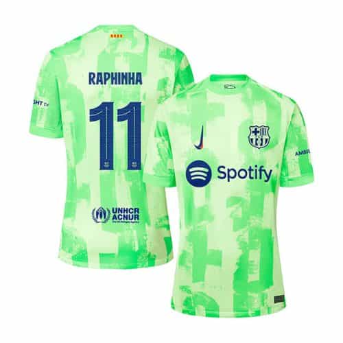 Ucl 2024-2025 Barcelona Raphinha #11 Third Soccer Jersey