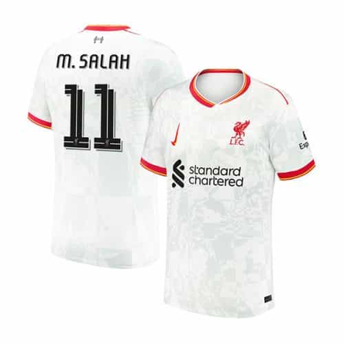 Ucl 2024-2025 Liverpool M.Salah #11 Third Soccer Jersey