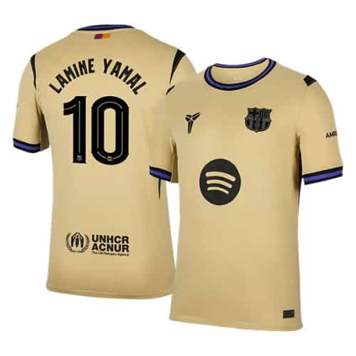 Ucl 2025-2026 Barcelona Lamine Yamal #10 Away Soccer Jersey