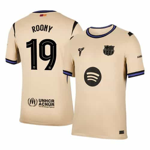 Ucl 2025-2026 Barcelona Roony #19 Away Soccer Jersey