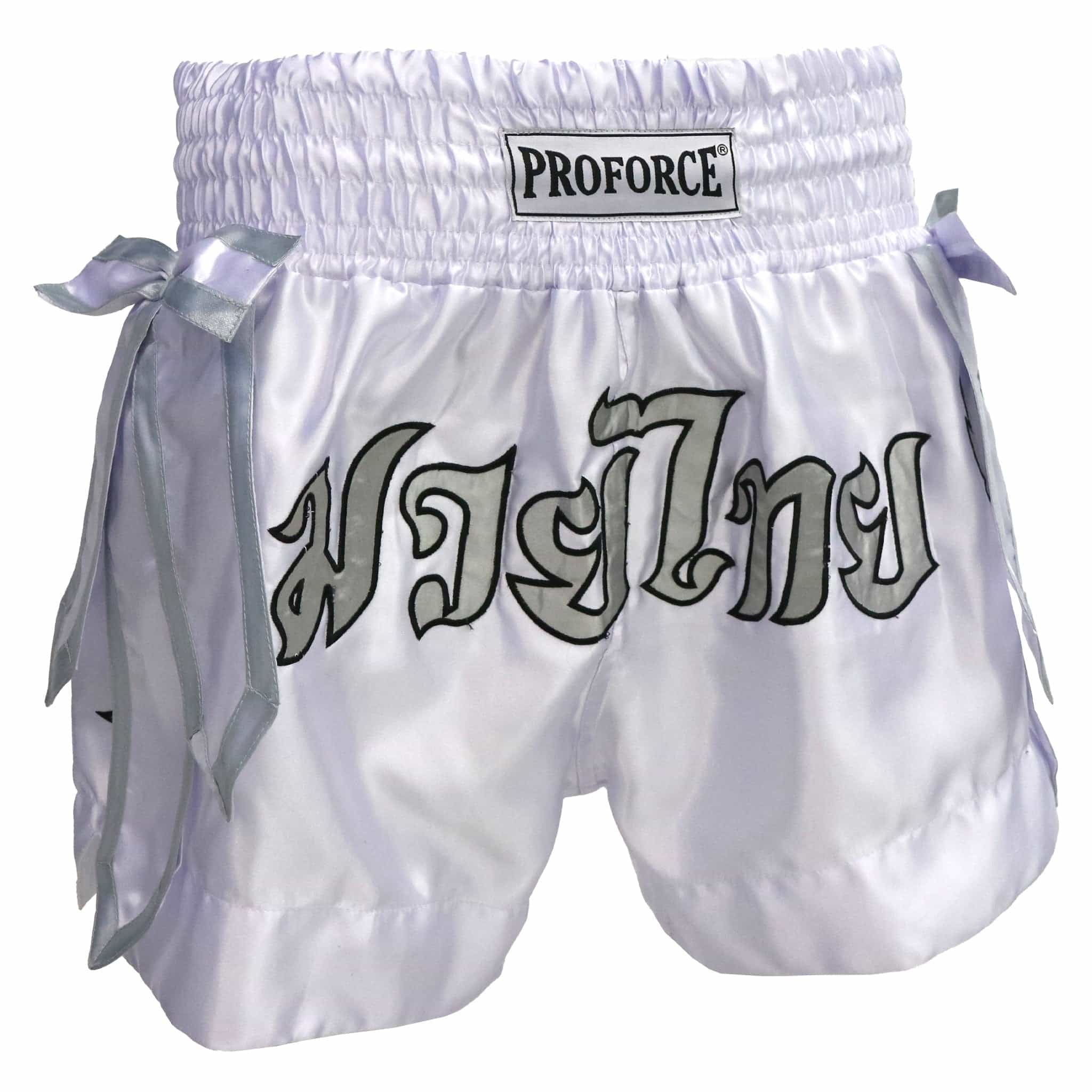 Proforce Sport® Angel Wing Muay Thai Shorts - W/ White Bows