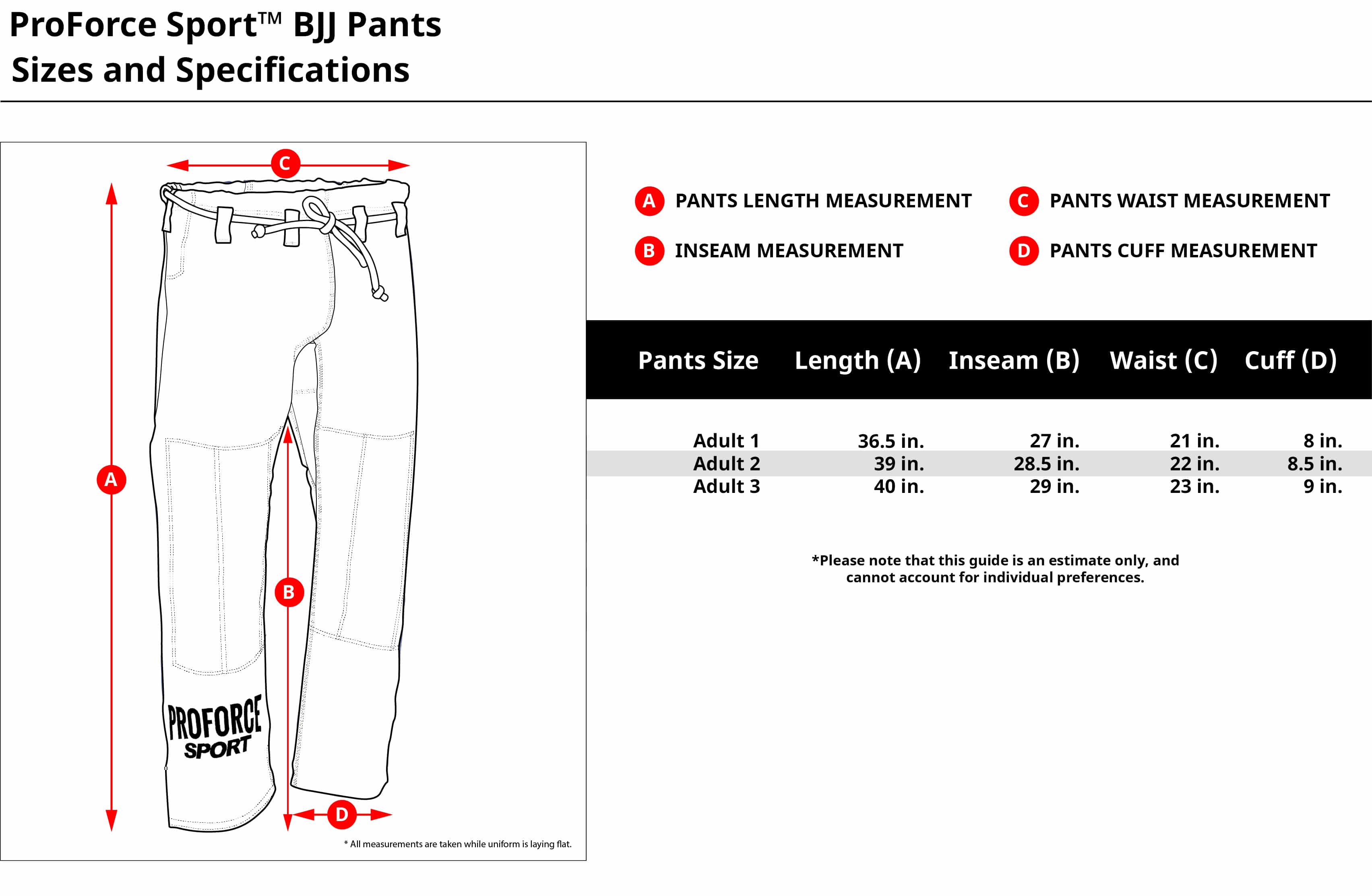 Proforce SportĀ® Ripstop Bjj Pant W/ Side Pockets