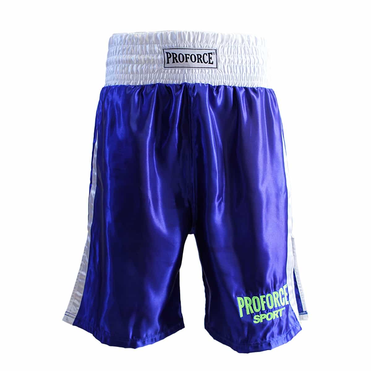 Proforce SportĀ® Classic Knee Length Boxing Trunks Blue