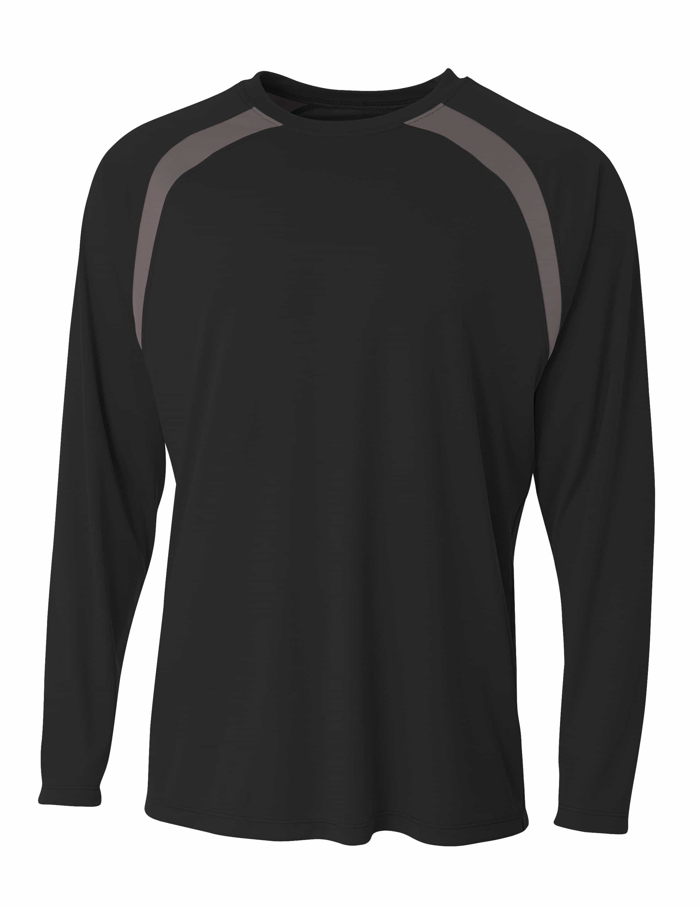 Spartan Long Sleeve Color Block Crew
