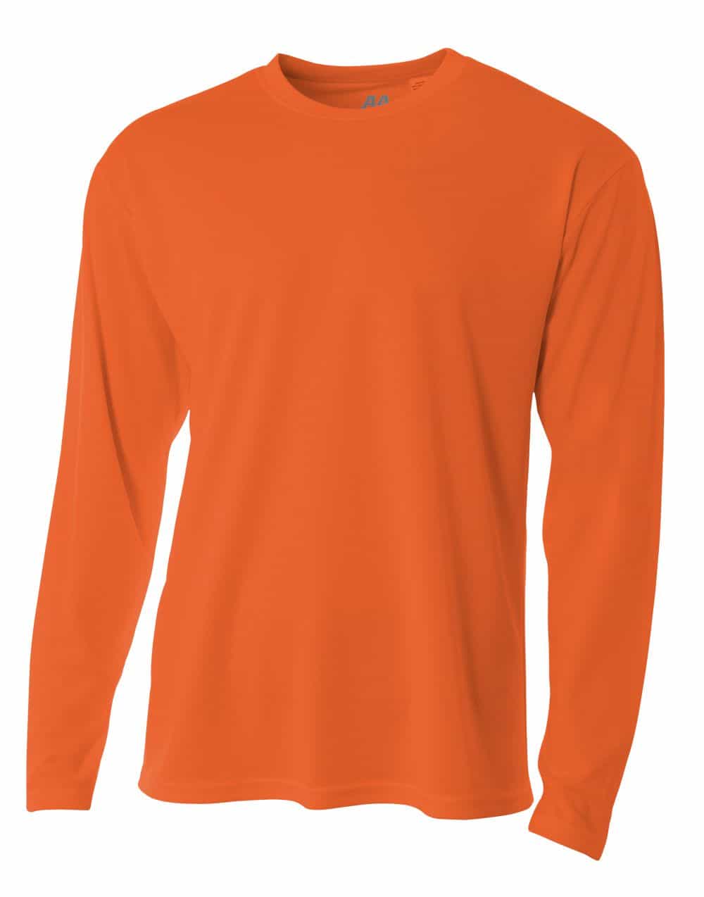 Men's Long Sleeve Crew Bird's-Eye Mesh Tee