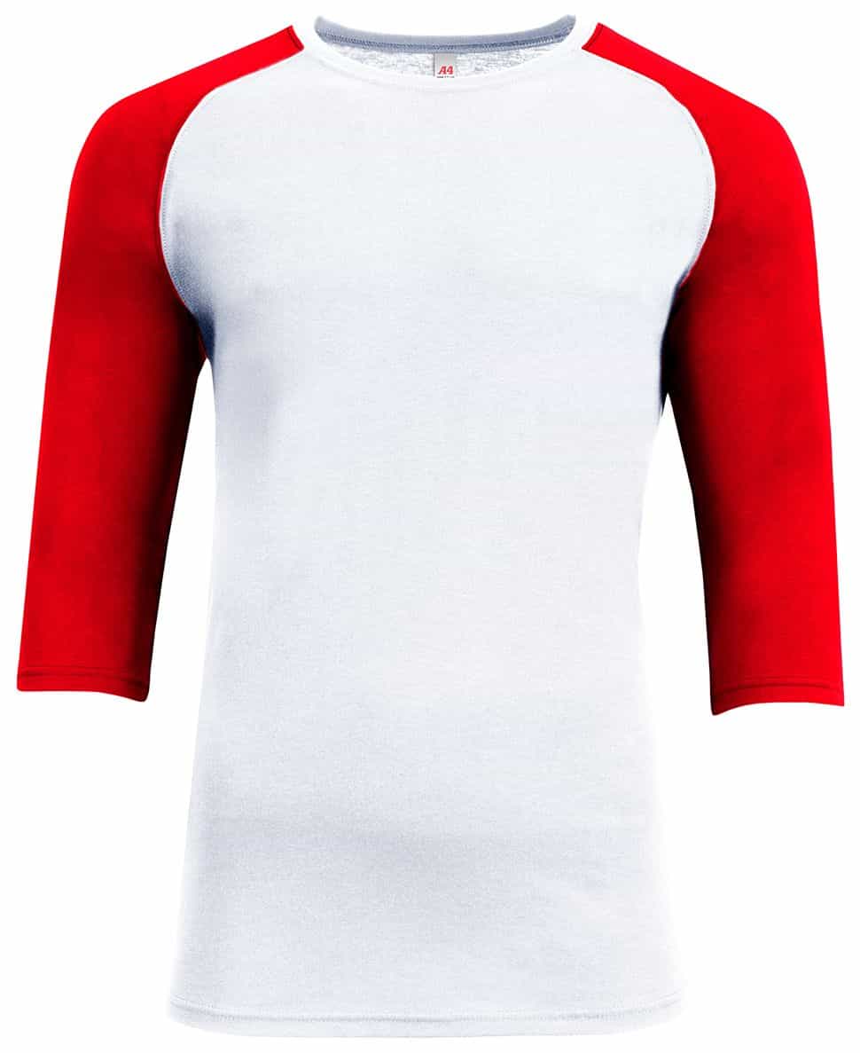 Softek 3/4 Sleeve Raglan