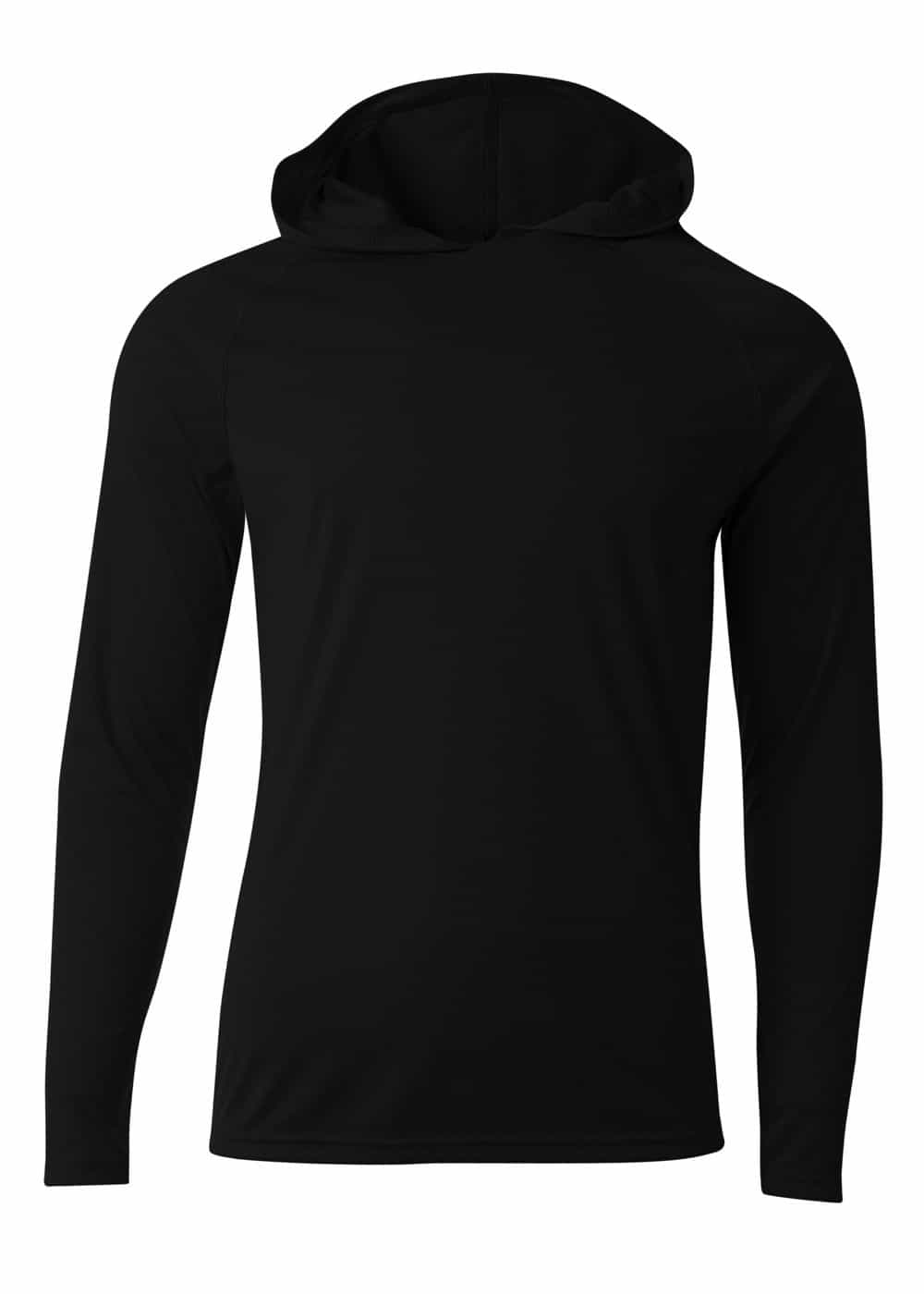 Youth Cooling Performance Long Sleeve Hooded Tee