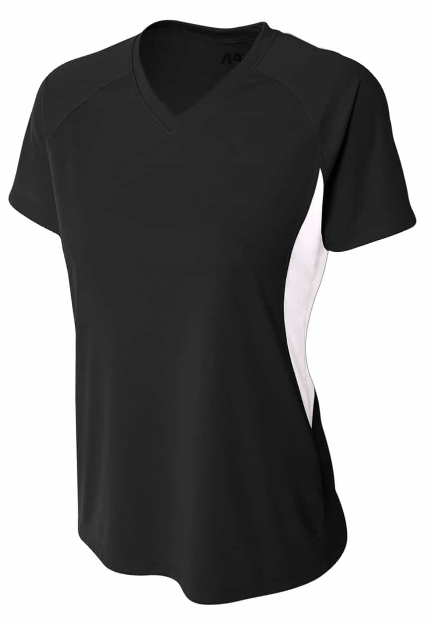 Women's Color Block Performance V-Neck