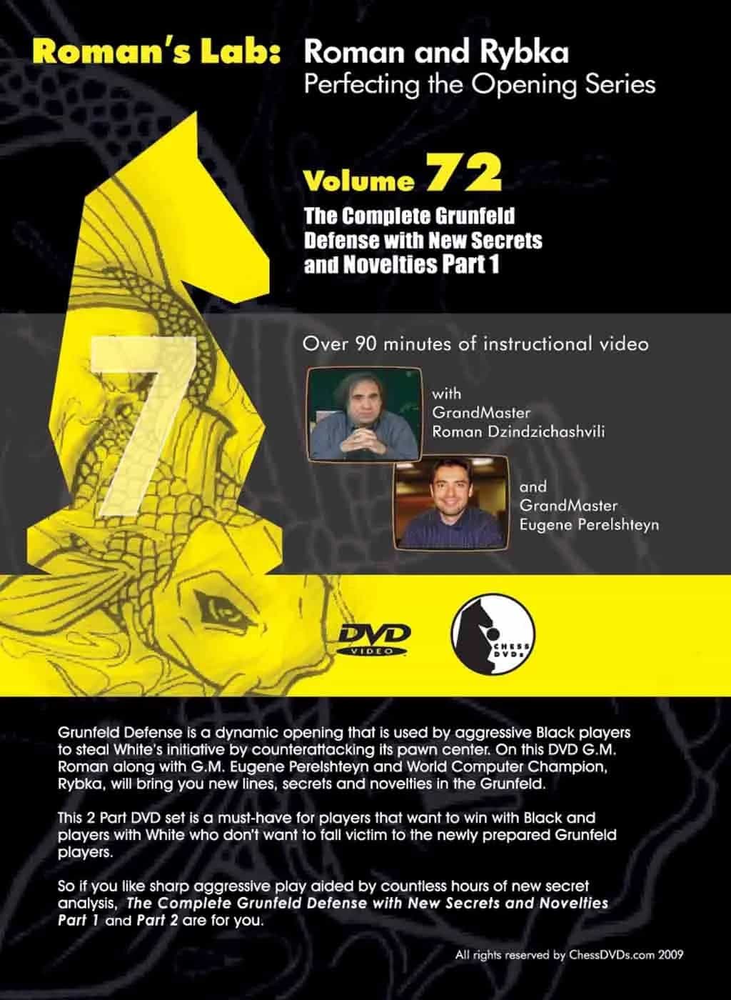 Roman's Lab Volume 72: The Complete Grunfeld Defense Part 1