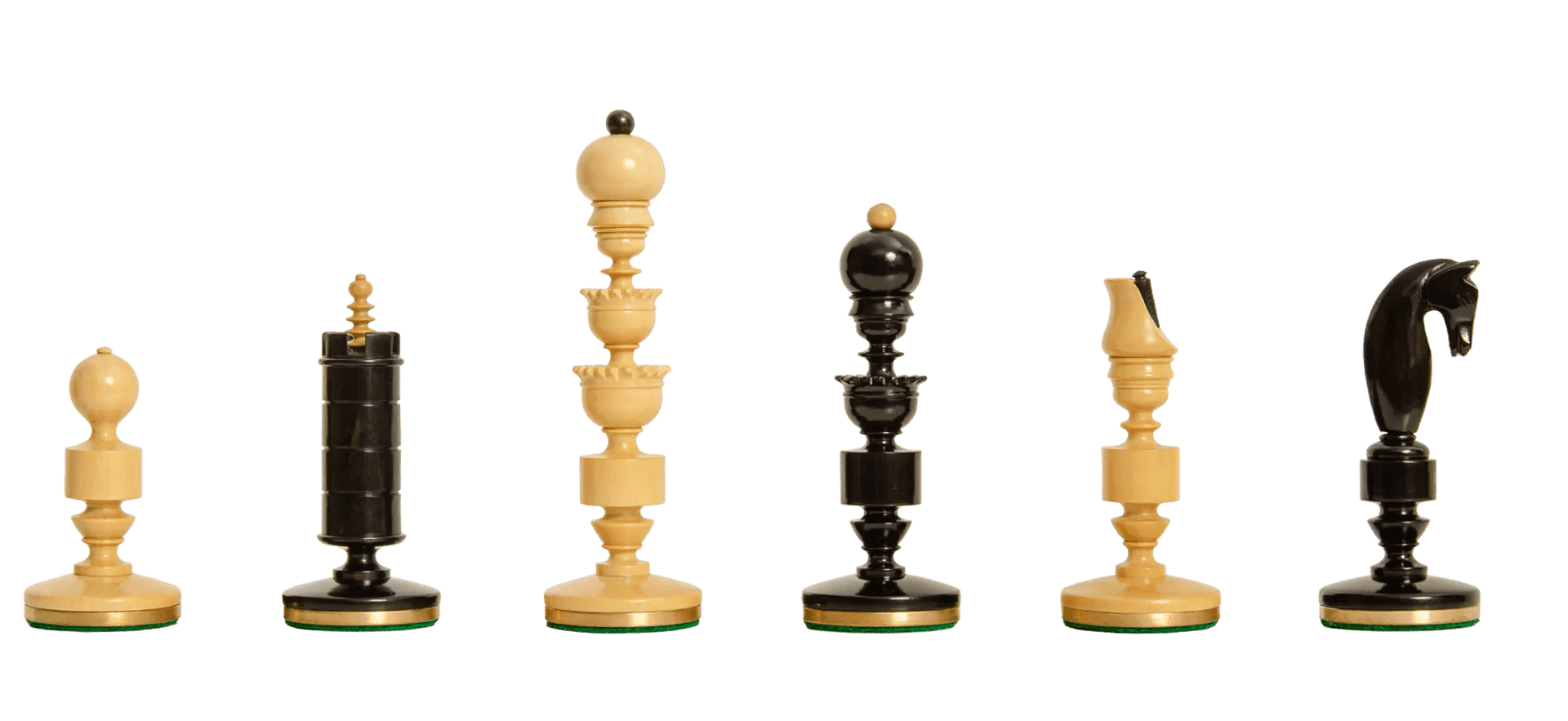 The Camaratta Collection Biedermeier Series Luxury Chess Pieces - 4.4" King