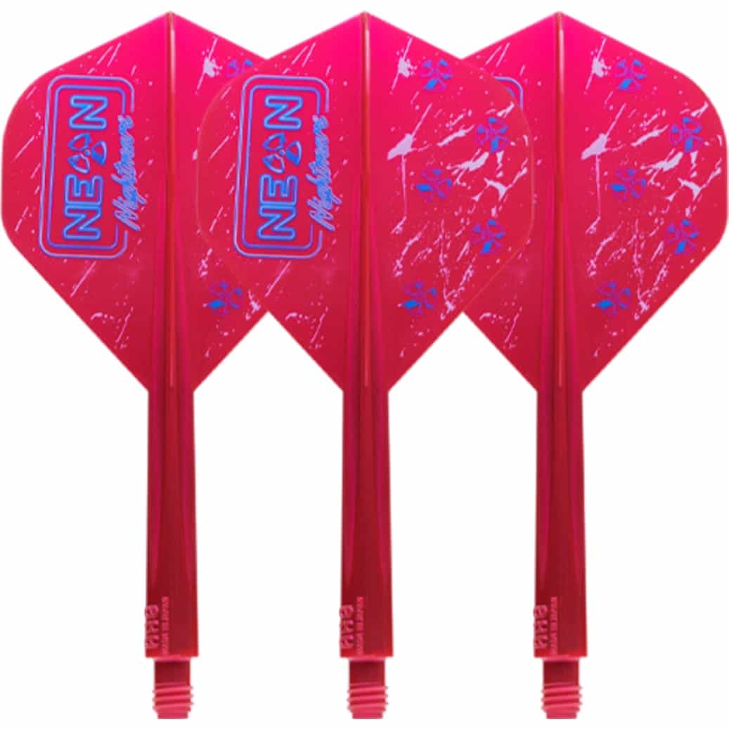 Condor Axe Design Flight & Shaft – Neon Nightmare Red