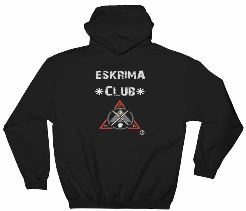 Filipino Martial Arts Eskrima Club Black Hoodie