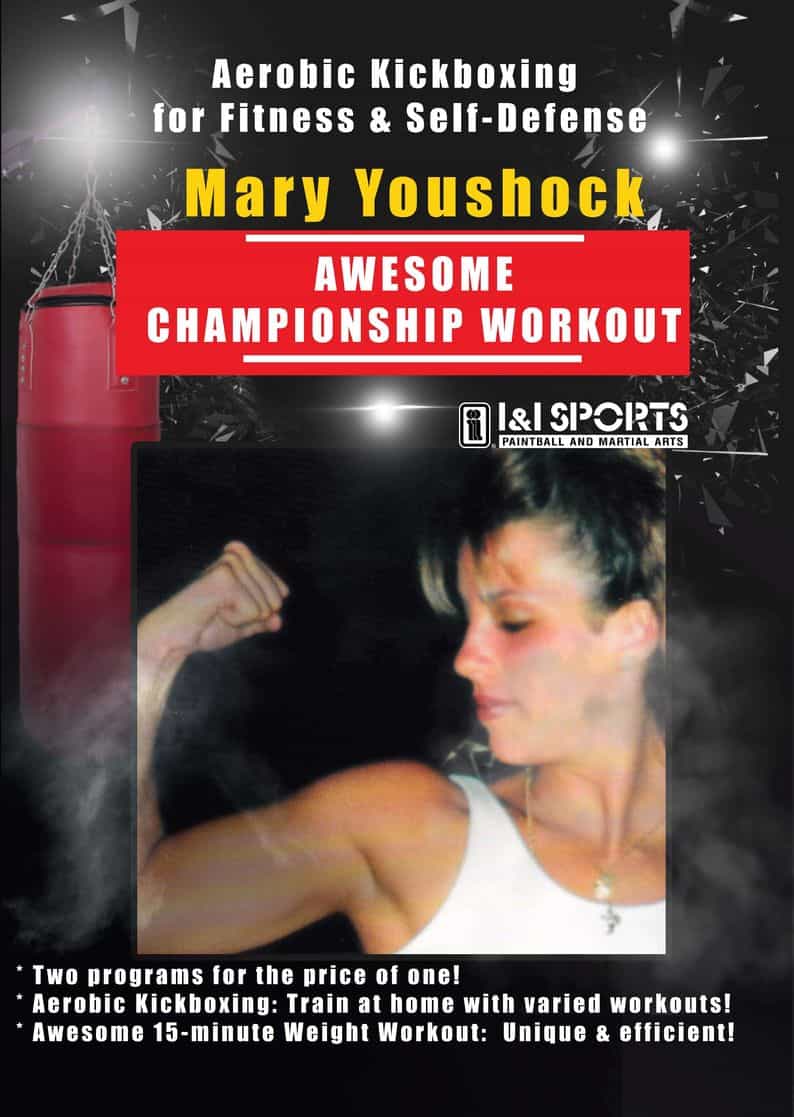 Aerobic Kickboxing & 15-Minute Weights DVD by Mary Youshock
