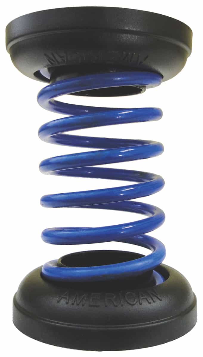 Floor Spring with Retainer Caps