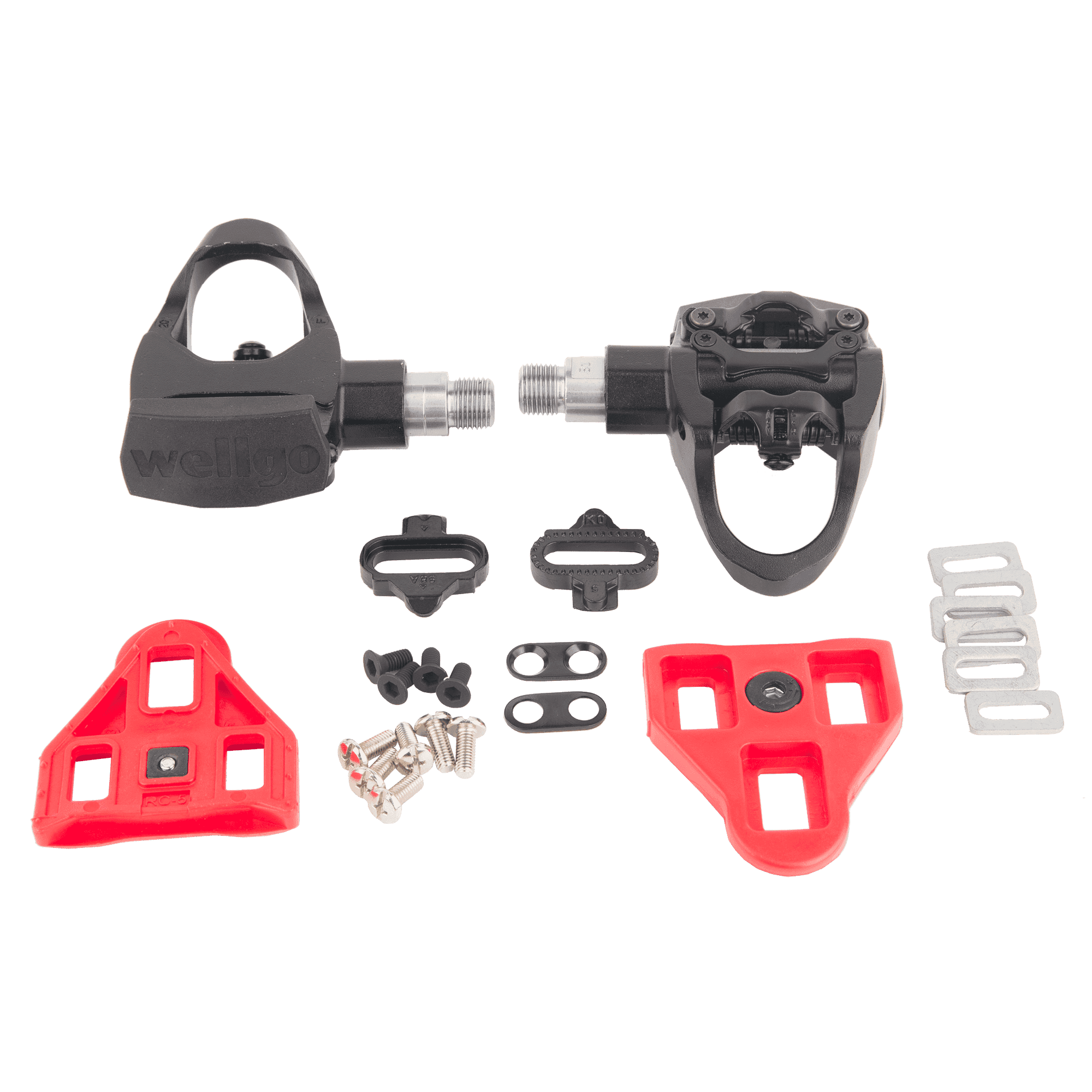 Bike Pedals, Pair, 9/16" for SPD & LOOK